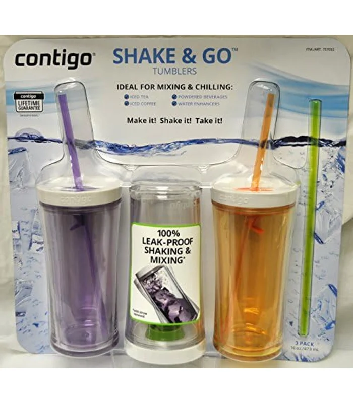 Contigo Shake & Go Plastic Tumblers