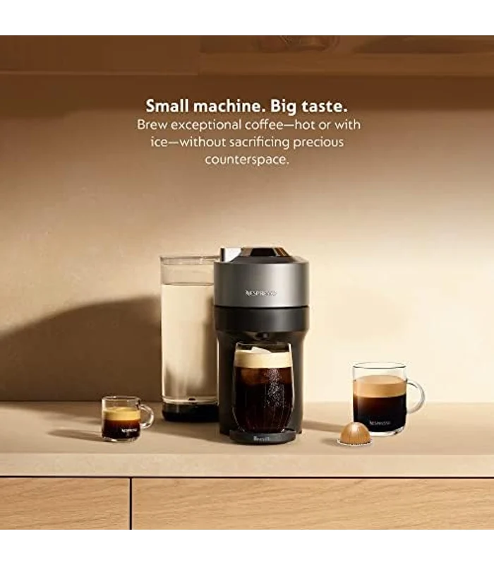 Nespresso Vertuo Pop+ Deluxe Coffee and Espresso Maker by Breville