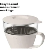 OXO Brew Single Serve Pour-Over Coffee Maker, 12 ounces, White