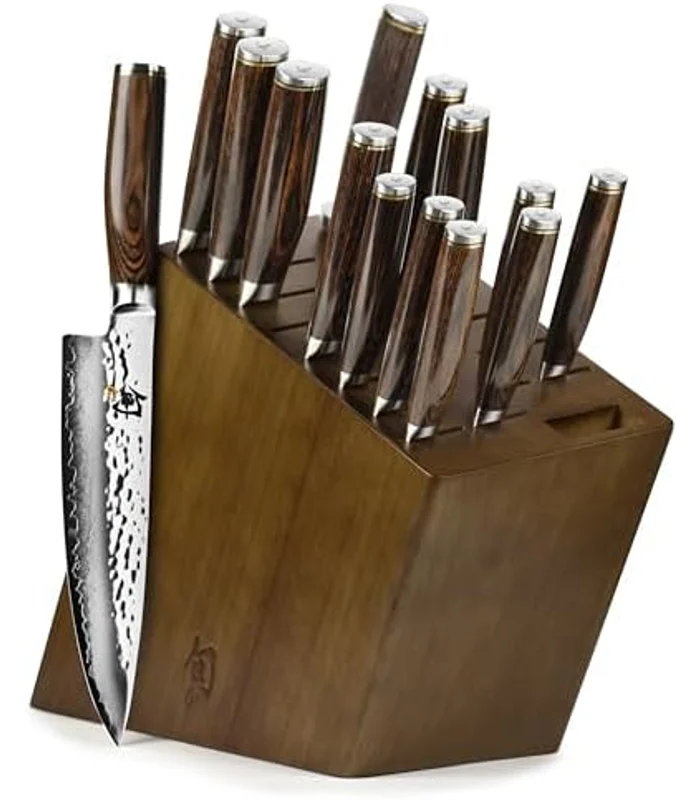 Shun Premier 15-piece Knife Block Set