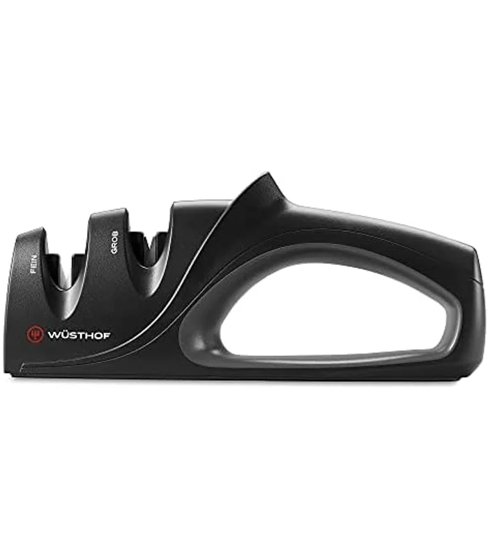 WÜSTHOF 2-Stage Hand-Held Sharpener, Black
