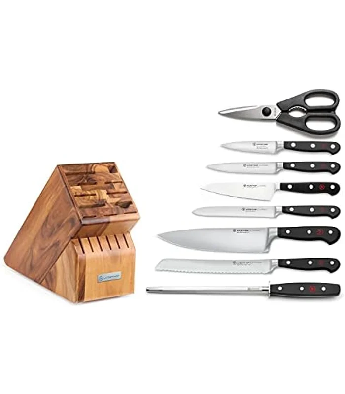 WÜSTHOF Classic 9-Piece Knife Block Set